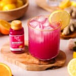 pink ginger lemonade featured image
