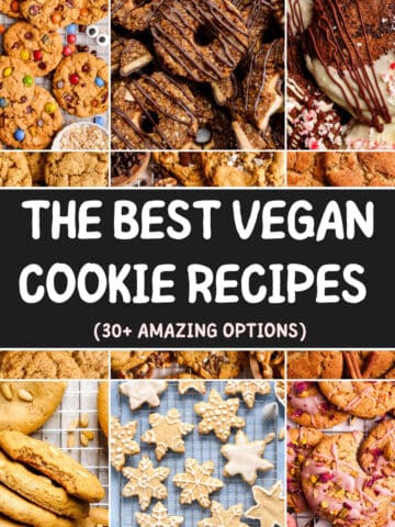 vegan cookie recipes featured image